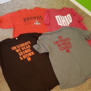Ohio State/Cleveland Browns T-shirt Bundle